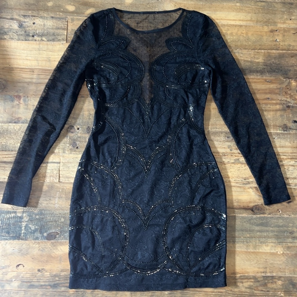 Lace Sequin Dress